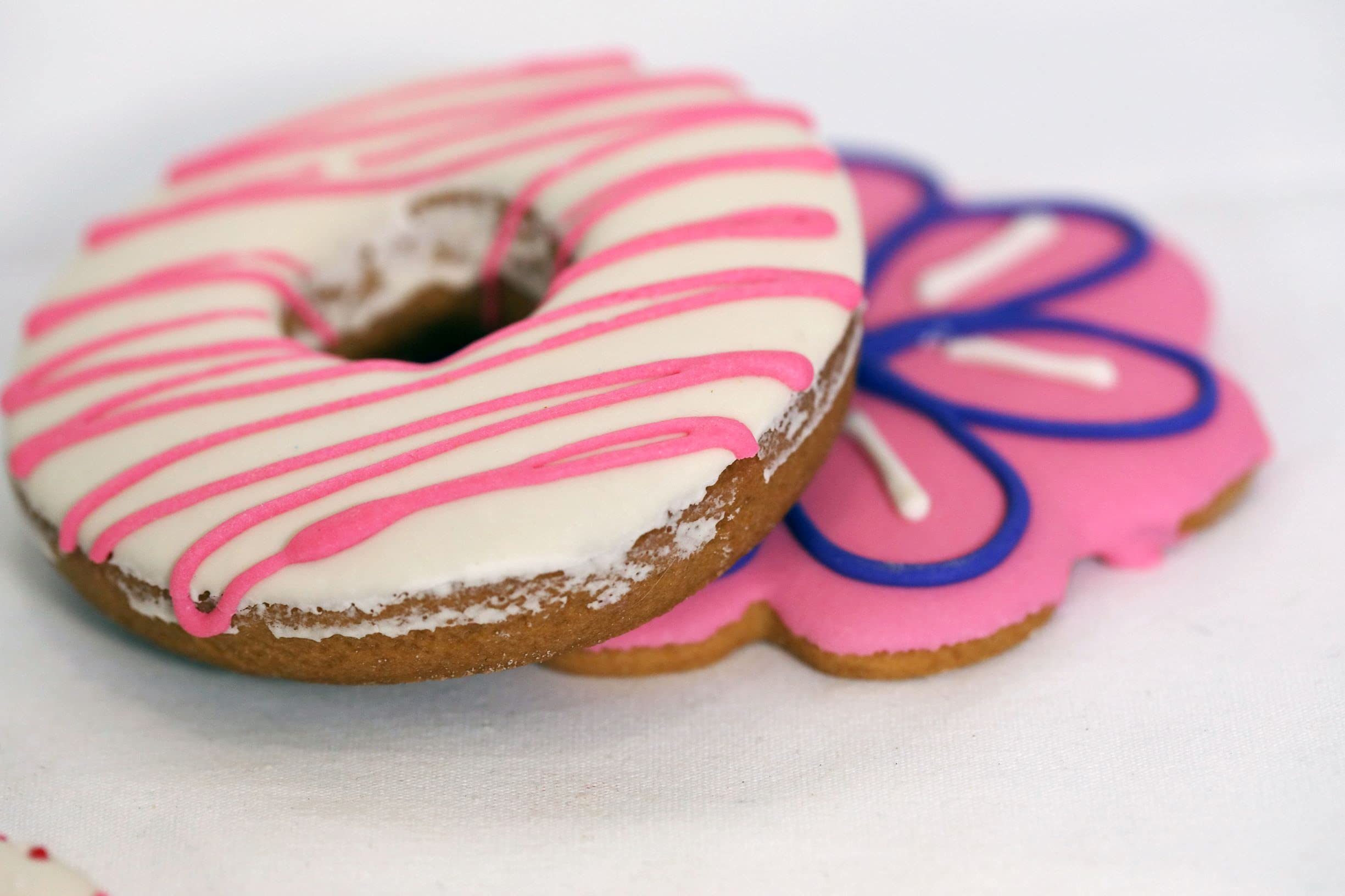 Dog Donut Pink & White
