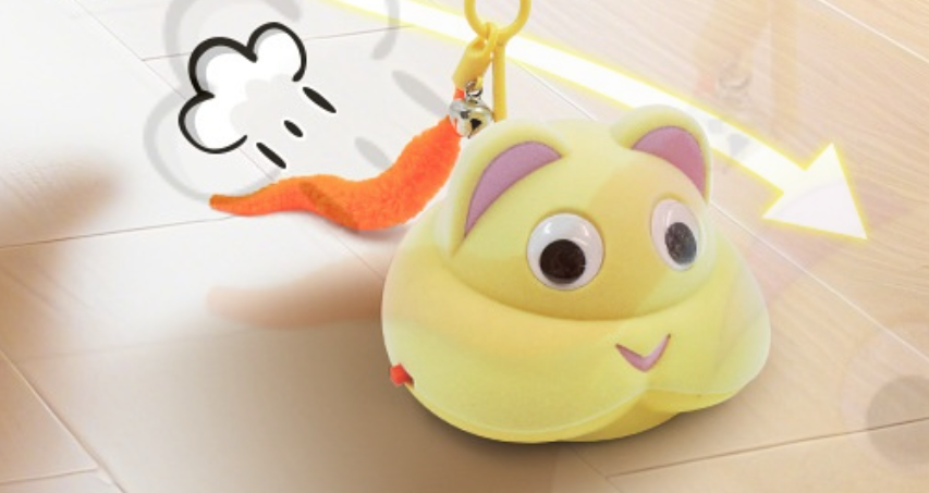 Automatic Moving Mouse Toy with Light