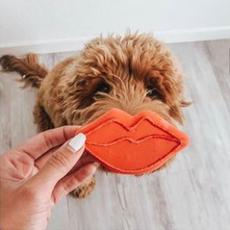 Red Lips Dog Cookie