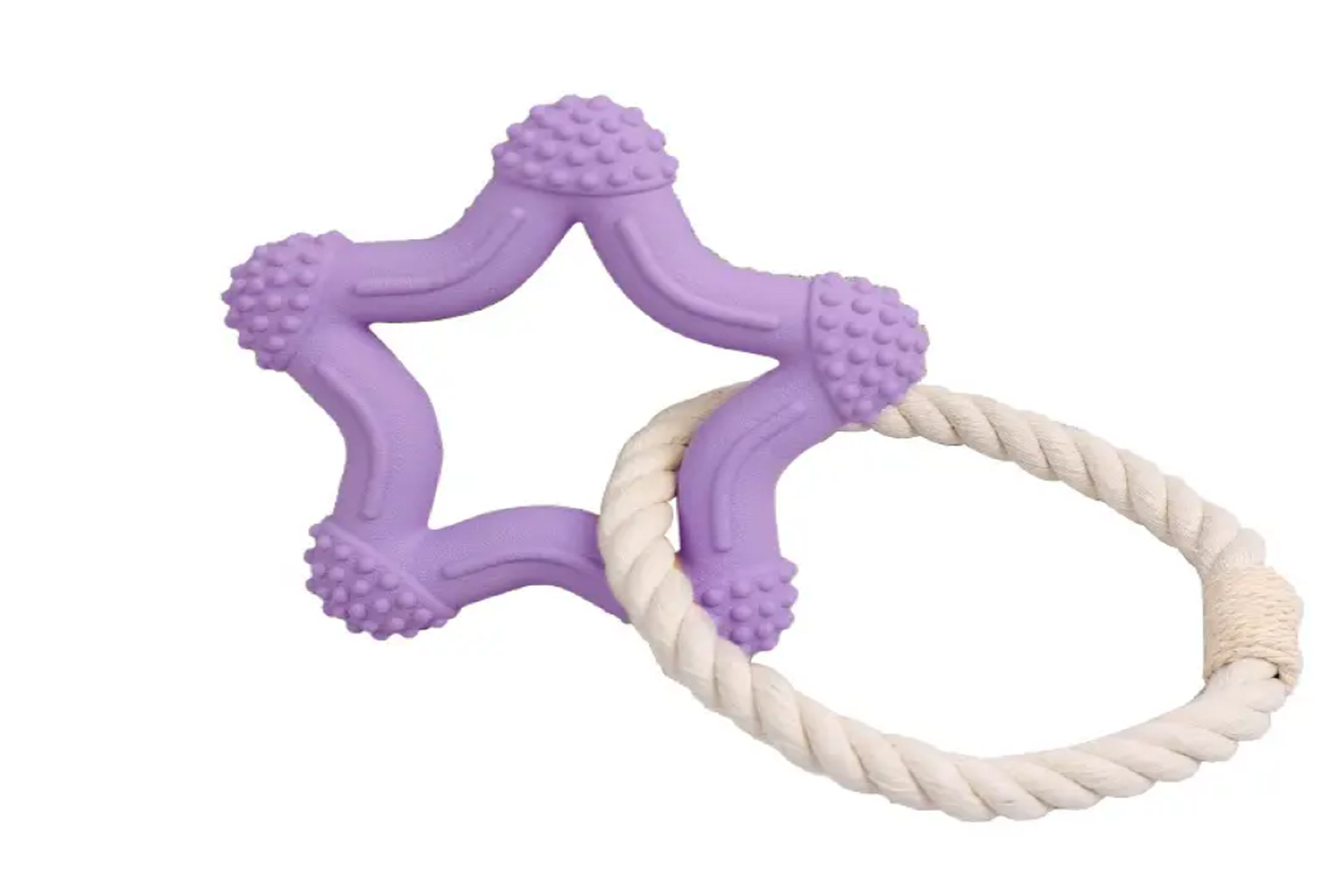 Rubber Star Pull Toy