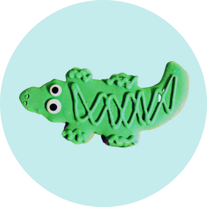 Alligator Dog Cookie