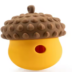 Silicone Acorn Dog Treat Toy