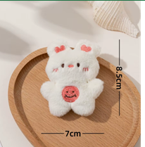 white buny catnip toy