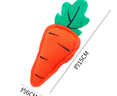 carrot felt cat toy