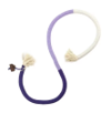 purple cat rope toy