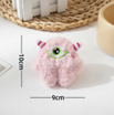 Pink Monster cat toy