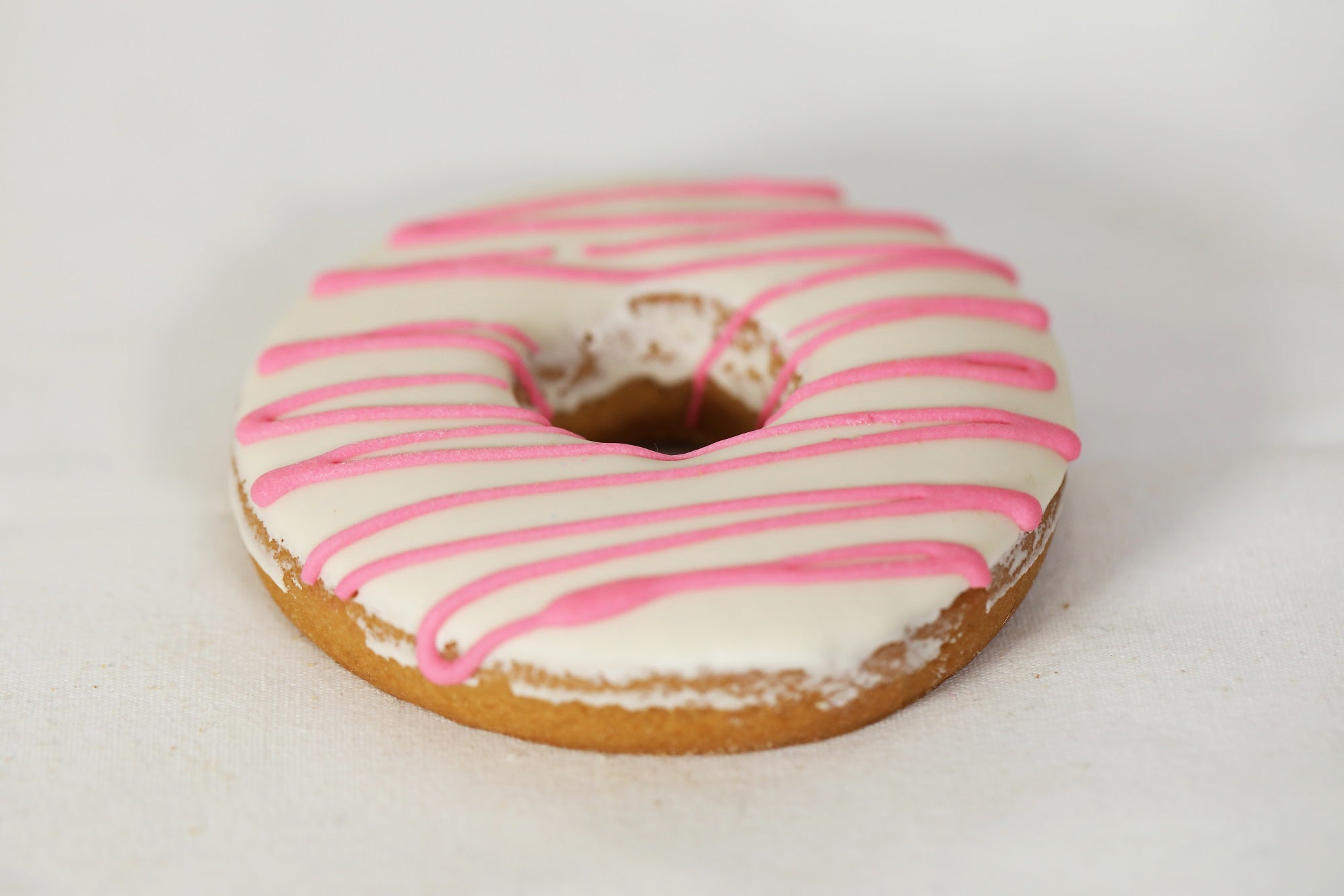 Dog Donut Pink &amp; White