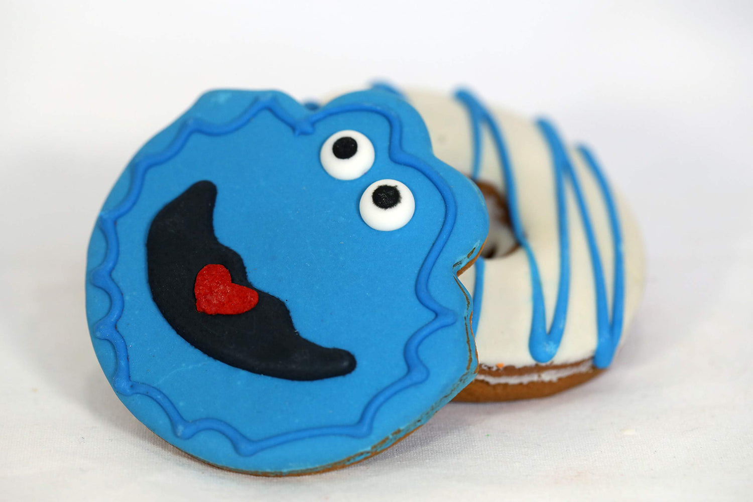 Birthday Dog Blue Cookie Box