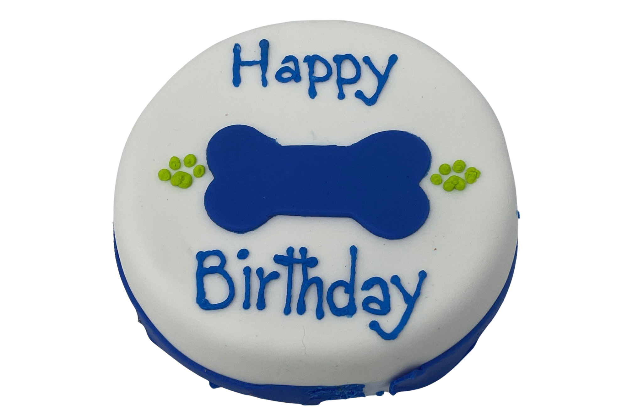 Dog Bone Birthday Cake