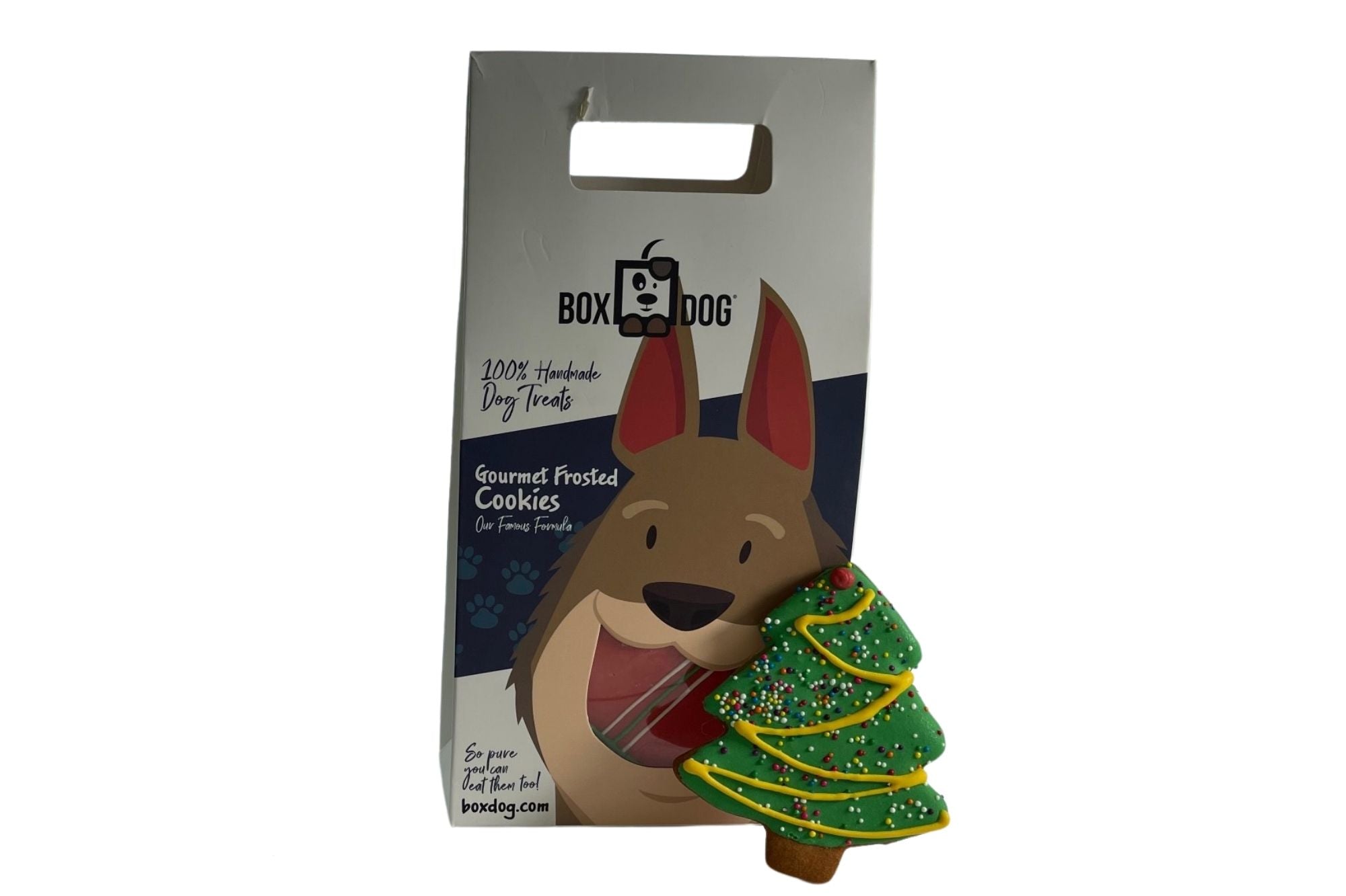 Christmas Dog Cookie Gift Box | Delicious Handmade Christmas Gift for Dogs | Dog Christmas Cookie Gift Package